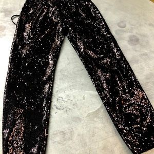 Sparkle joggers by David Lerner